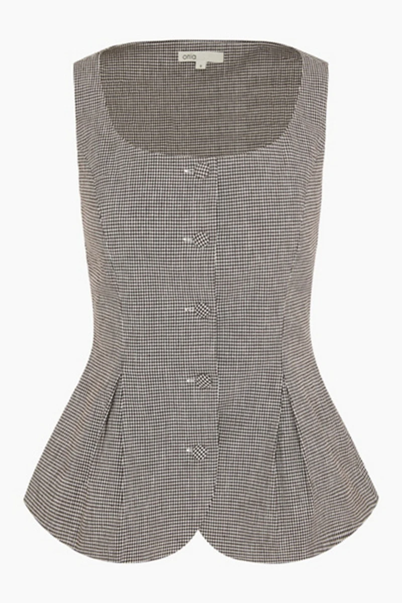 Onia Peplum Vest