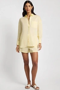 Onia Air Linen Boyfriend Shirt