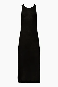 Onia Linen Knit Scoop Back Maxi Dress