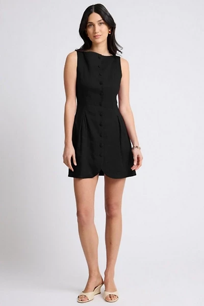 Onia Boatneck Button Front Dress