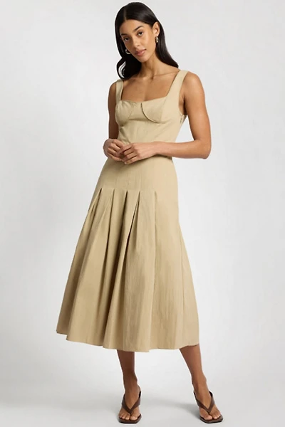 Onia Sweetheart Pleated Dress