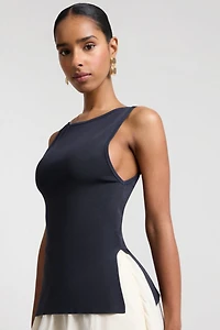 Onia Boatneck Mix Media Dress