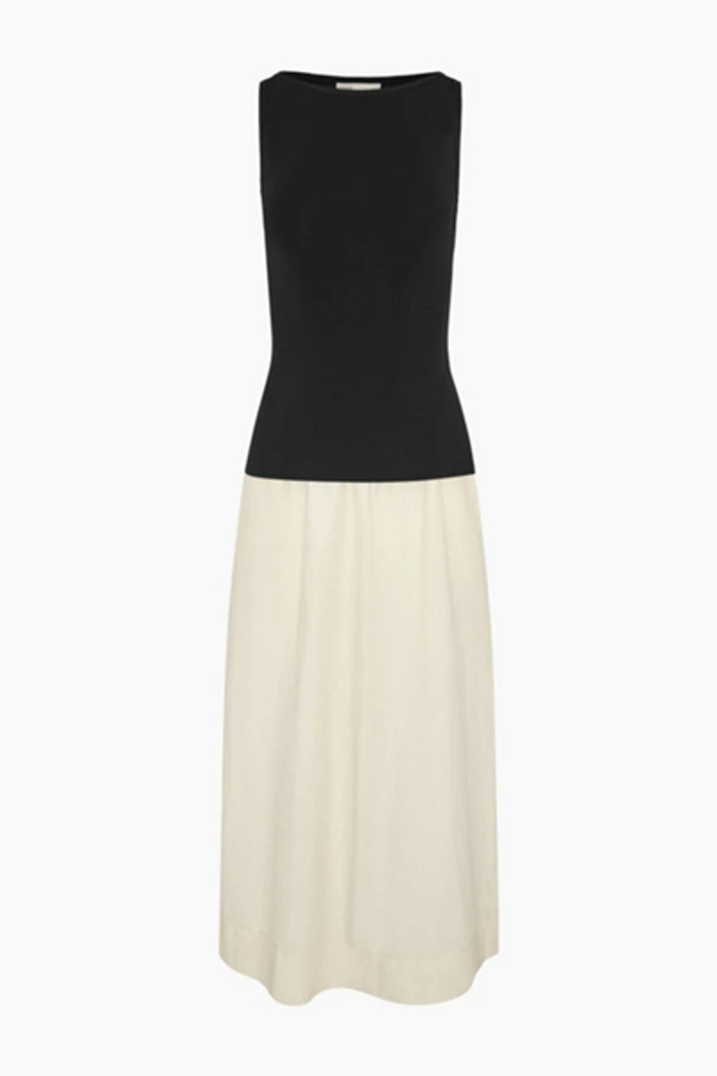 Onia Boatneck Mix Media Dress