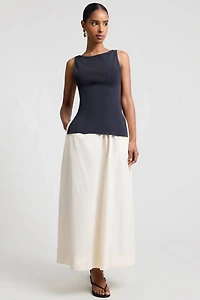 Onia Boatneck Mix Media Dress
