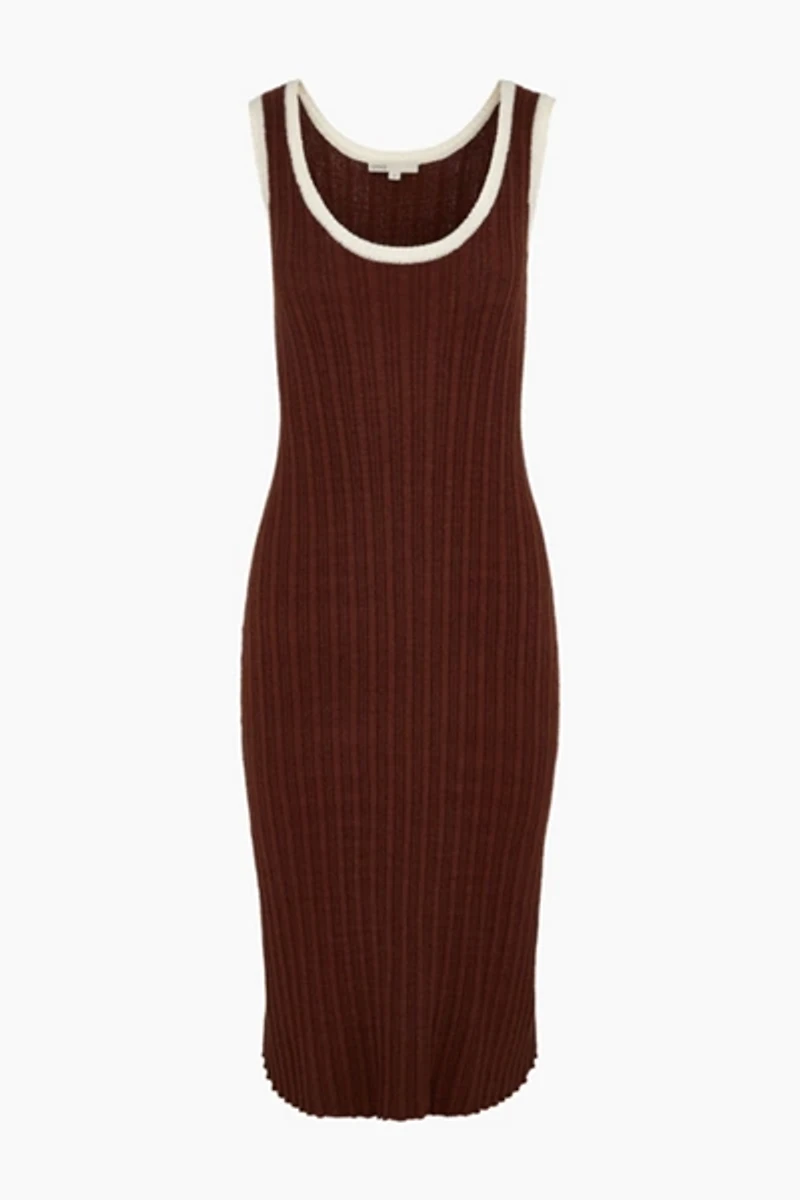 Onia Cotton Boucle Scoop Tank Dress