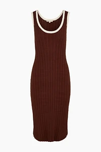 Onia Cotton Boucle Scoop Tank Dress