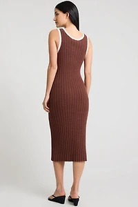 Onia Cotton Boucle Scoop Tank Dress