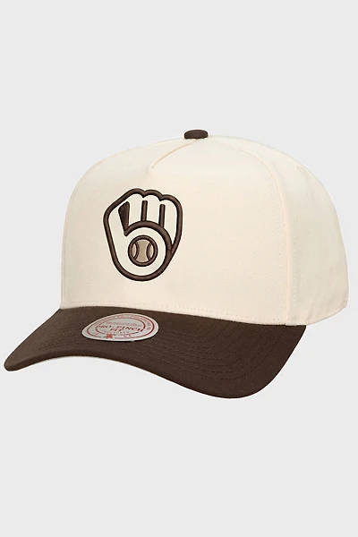 Mitchell & Ness MLB Milwaukee Brewers Pro Snapback Hat