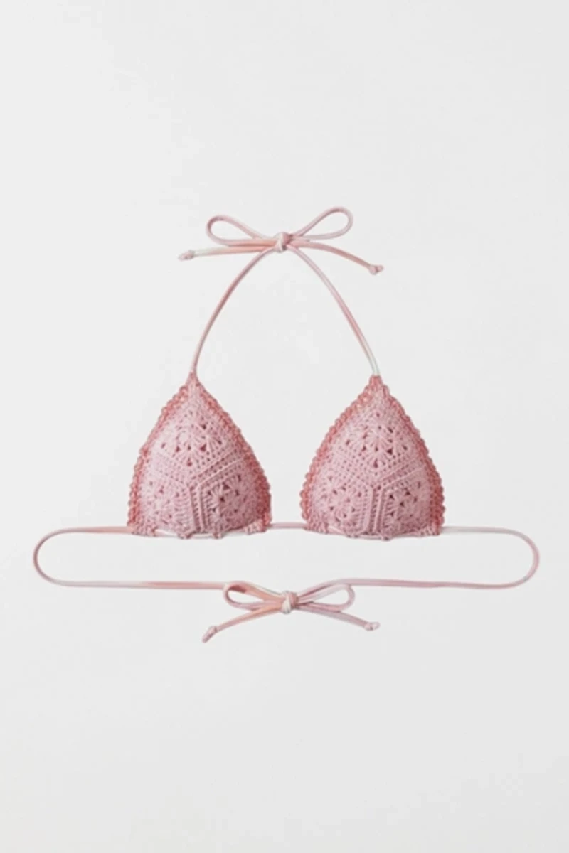 Gunes Blush Babe Crochet Bikini Top