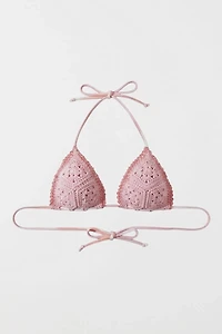 Gunes Blush Babe Crochet Bikini Top