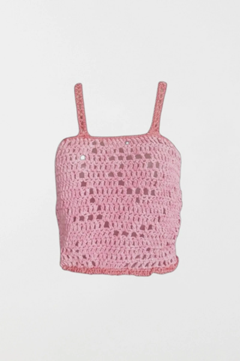Gunes Rose Crochet Cami