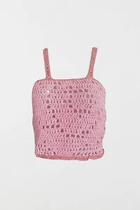 Gunes Rose Crochet Cami