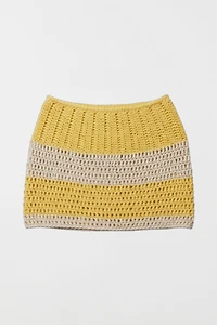 Gunes Wild Flower Crochet Mini Skirt