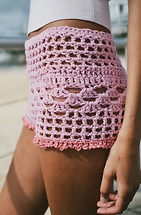 Gunes Miniq Crochet Mini Shorts