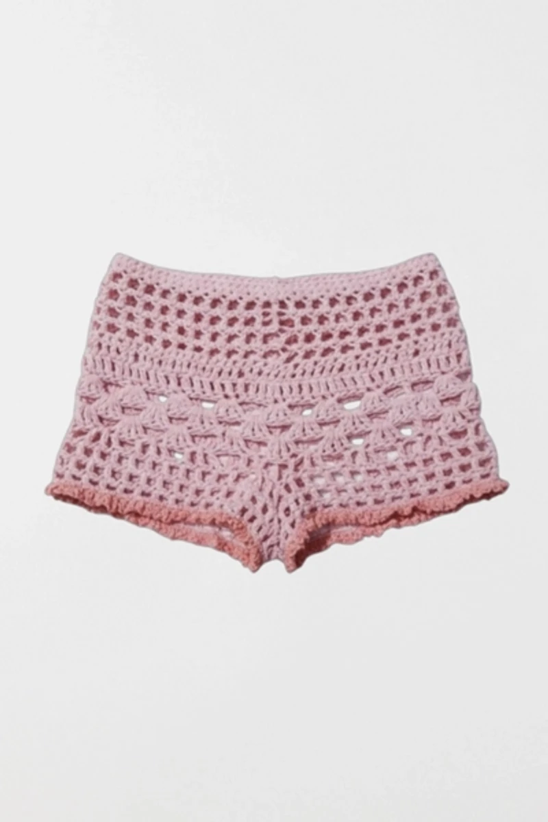 Gunes Miniq Crochet Mini Shorts