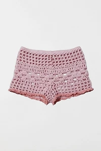 Gunes Miniq Crochet Mini Shorts