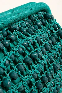 Zsa Zsa Zsu Delhi Raffia Clutch Bag