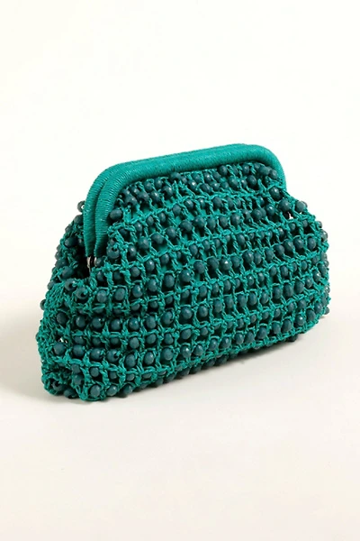 Zsa Zsa Zsu Delhi Raffia Clutch Bag