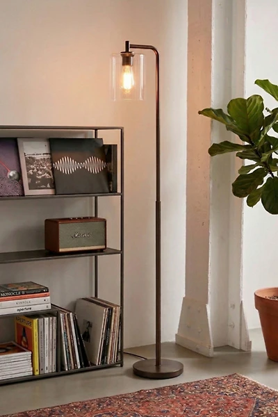 Brightech Elizabeth LED Glass Shade Floor Lamp