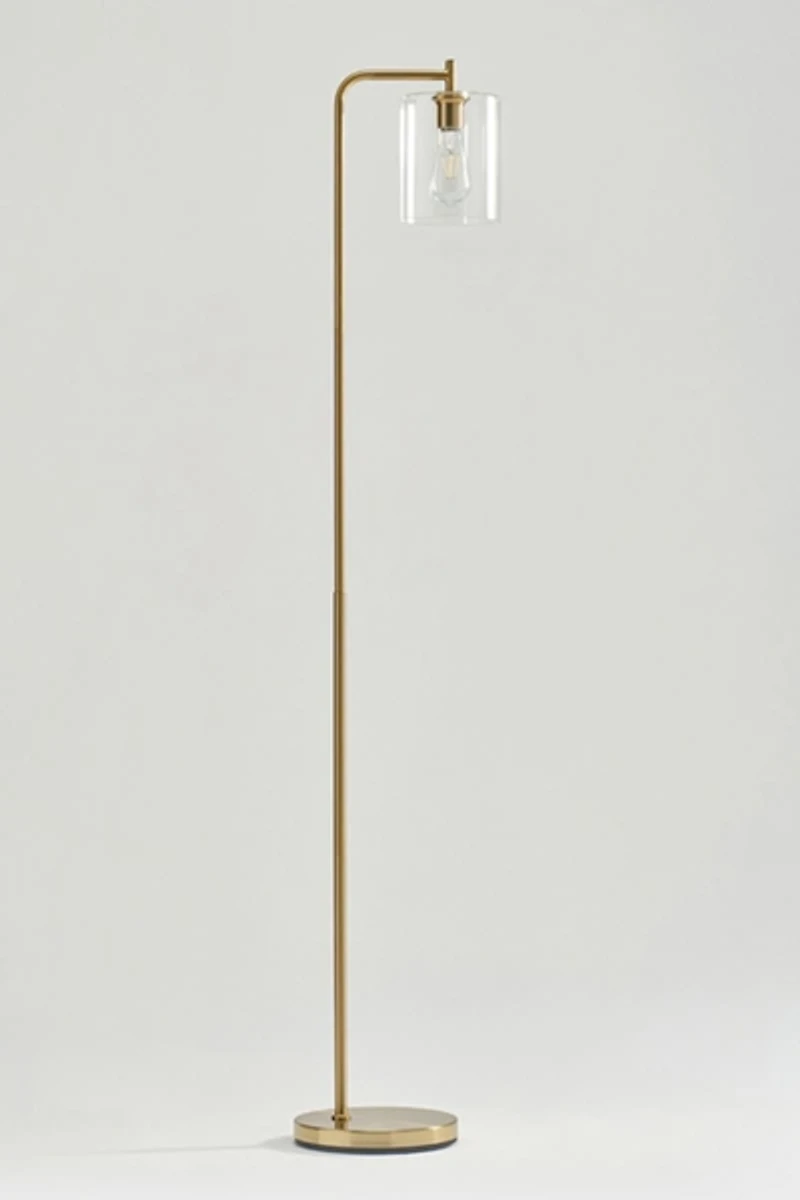 Brightech Elizabeth LED Glass Shade Floor Lamp