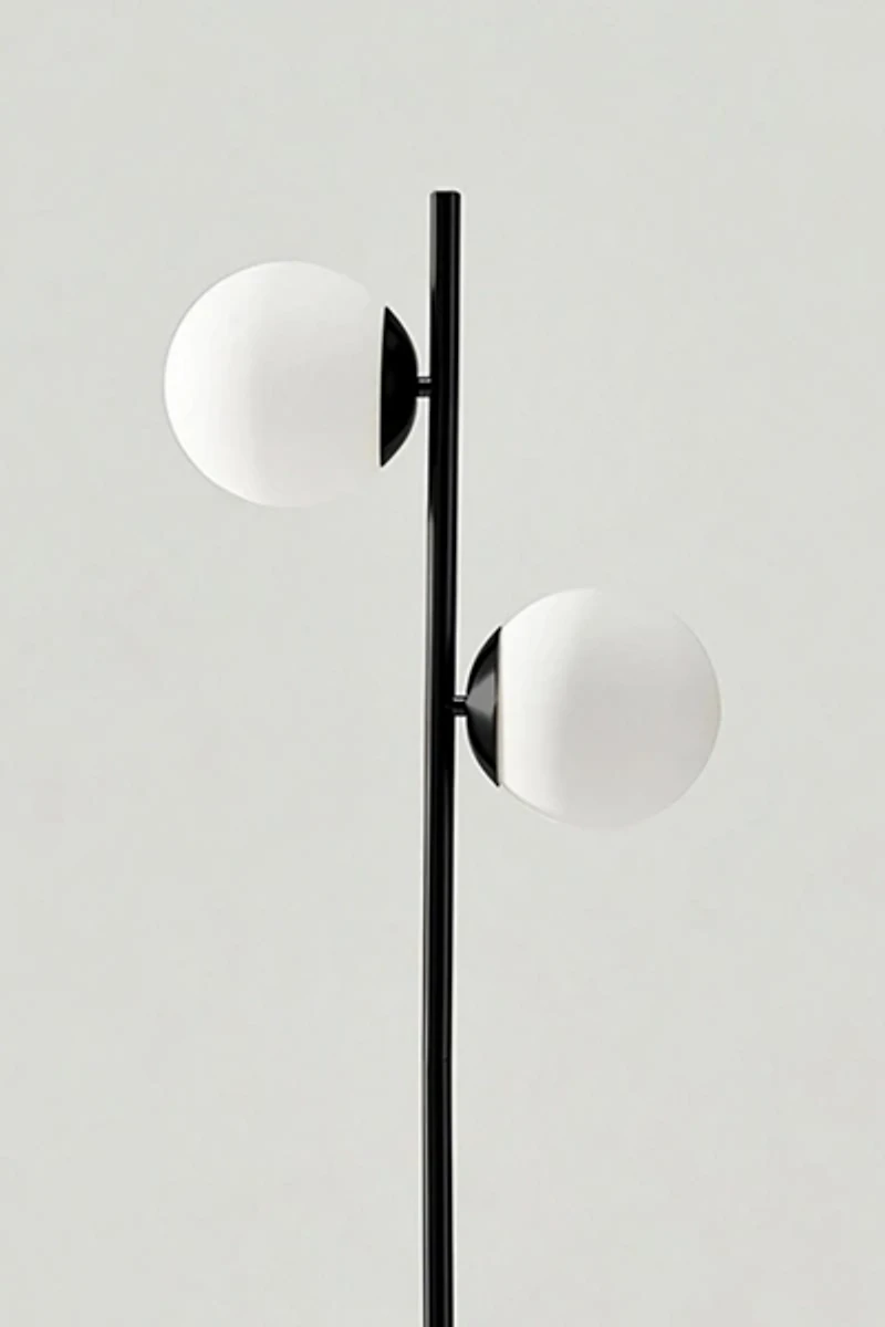 Brightech Sphere LED Frosted Globe Shade Floor Lamp