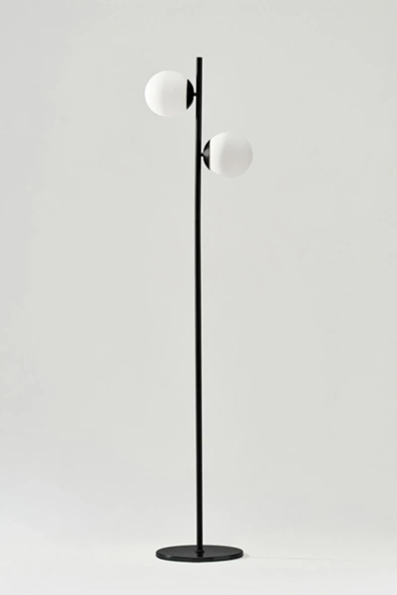 Brightech Sphere LED Frosted Globe Shade Floor Lamp