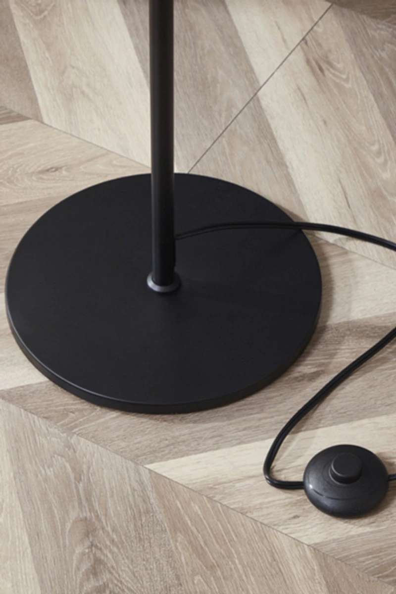 Brightech Sphere LED Frosted Globe Shade Floor Lamp