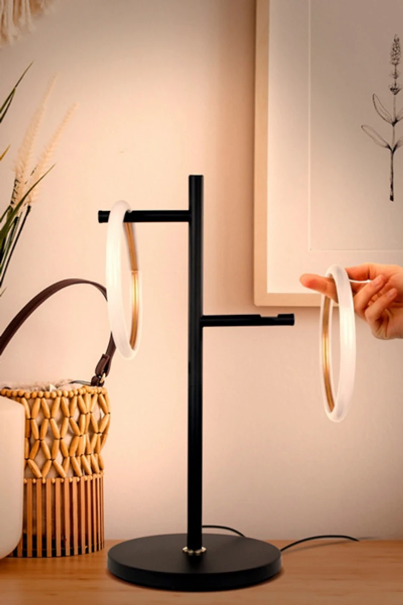 Brightech Saturn LED RGB Color Changing Table Lamp