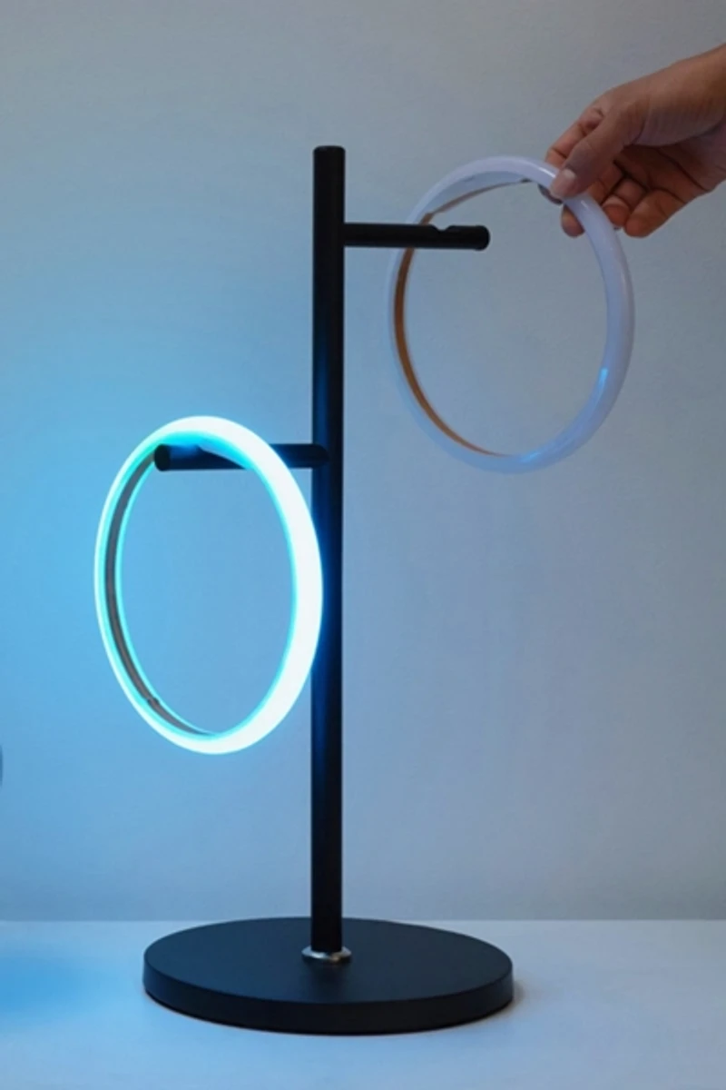 Brightech Saturn LED RGB Color Changing Table Lamp