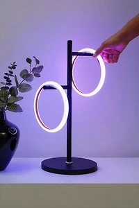 Brightech Saturn LED RGB Color Changing Table Lamp
