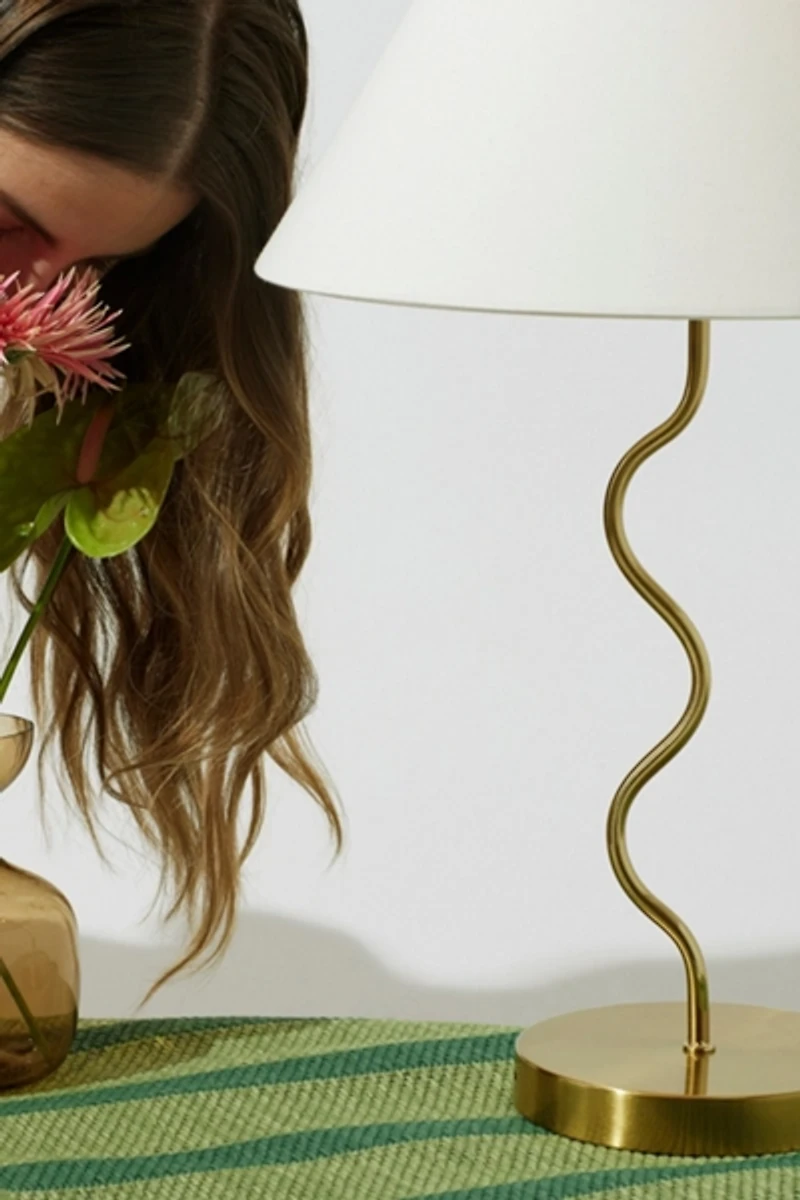 Brightech Squiggle LED Column Table Lamp