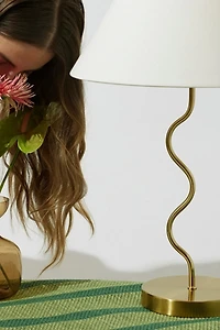 Brightech Squiggle LED Column Table Lamp