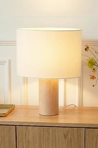 Brightech Mia LED Solid Wood Table Lamp