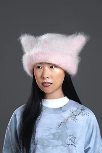 High Frequency x Spicie Kitty Mohair Hat
