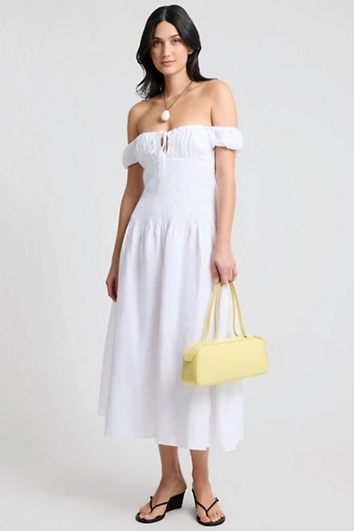 Onia Off Shoulder Midi Dress