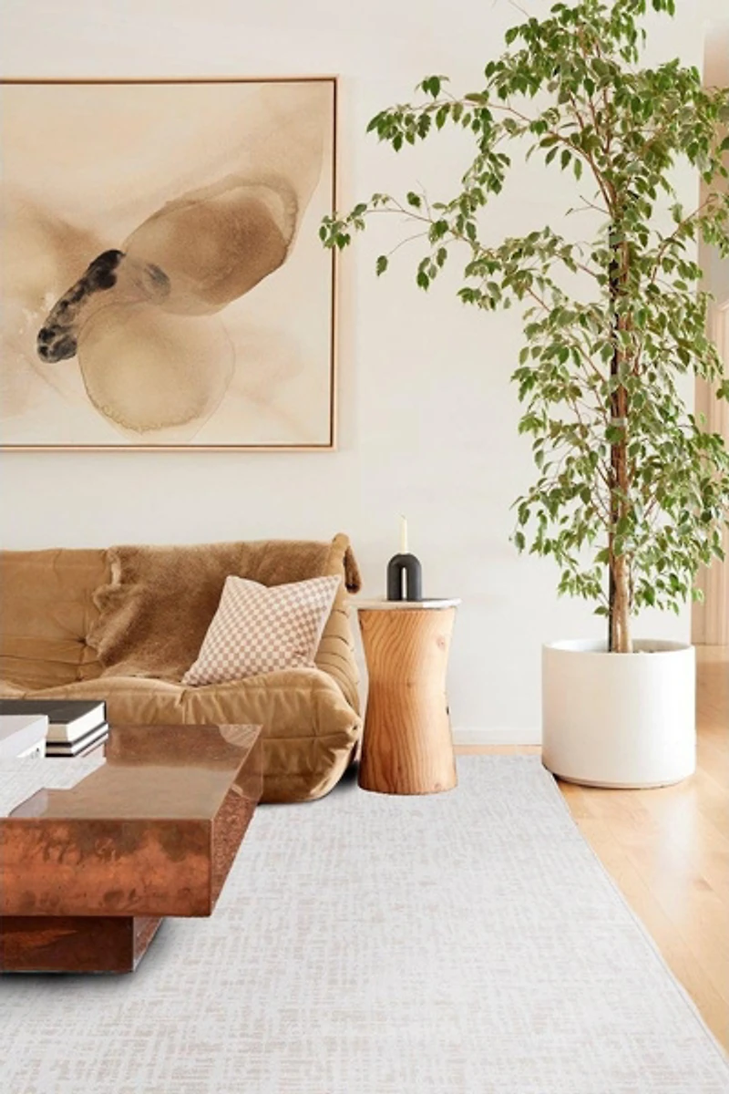 Revival Wave Washable Rug