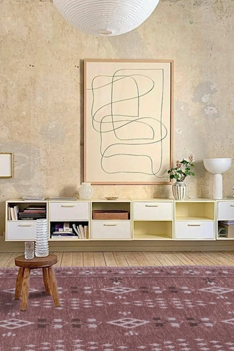 Revival Garland Slim Washable Rug
