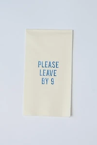 No Reservations Disposable Hand Towel