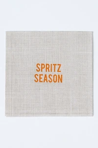 No Reservations Disposable Cocktail Napkin
