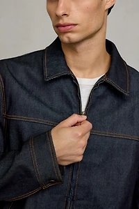 BDG Premium Selvedge Denim Zip Jacket