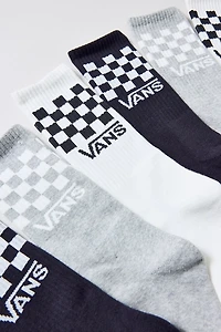 Vans Classic Check Crew Socks 3-Pack