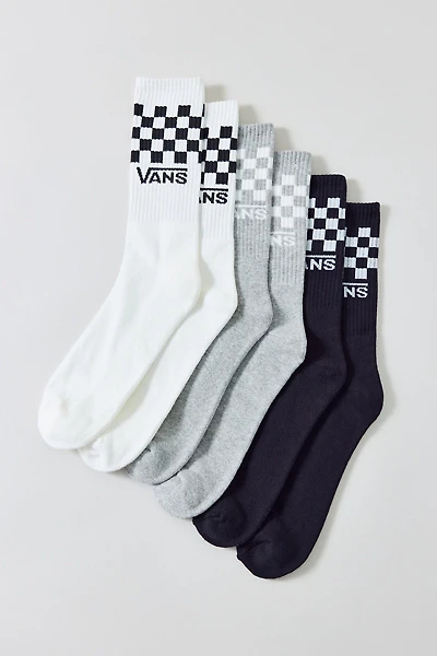 Vans Classic Check Crew Socks 3-Pack