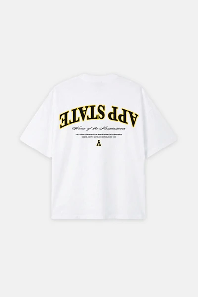 Upside App State Mountaineers Oversized Tee