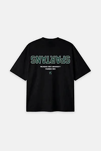 Upside Michigan State Spartans Oversized Tee