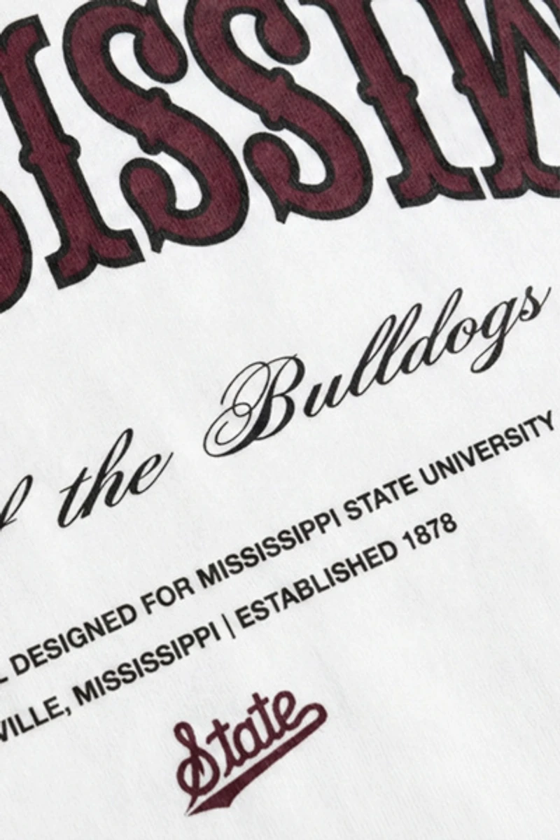 Upside Mississippi State Bulldogs Oversized Tee