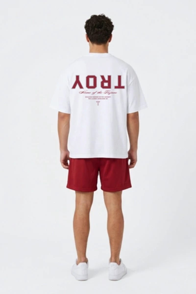 Upside Troy Trojans Oversized Tee