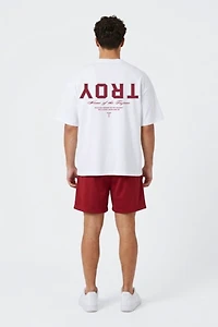 Upside Troy Trojans Oversized Tee