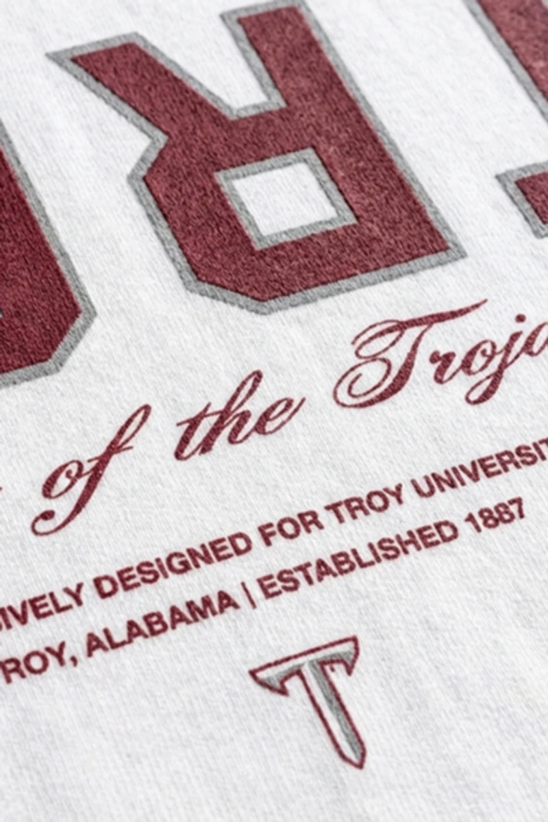 Upside Troy Trojans Oversized Tee
