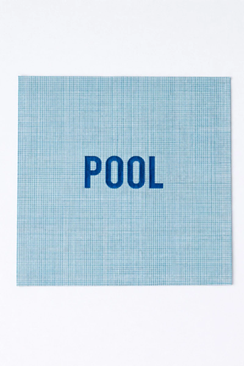 No Reservations Summer Disposable Cocktail Napkin
