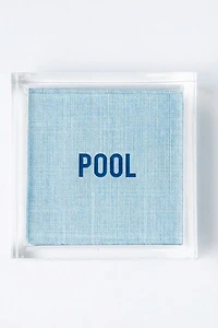 No Reservations Summer Disposable Cocktail Napkin